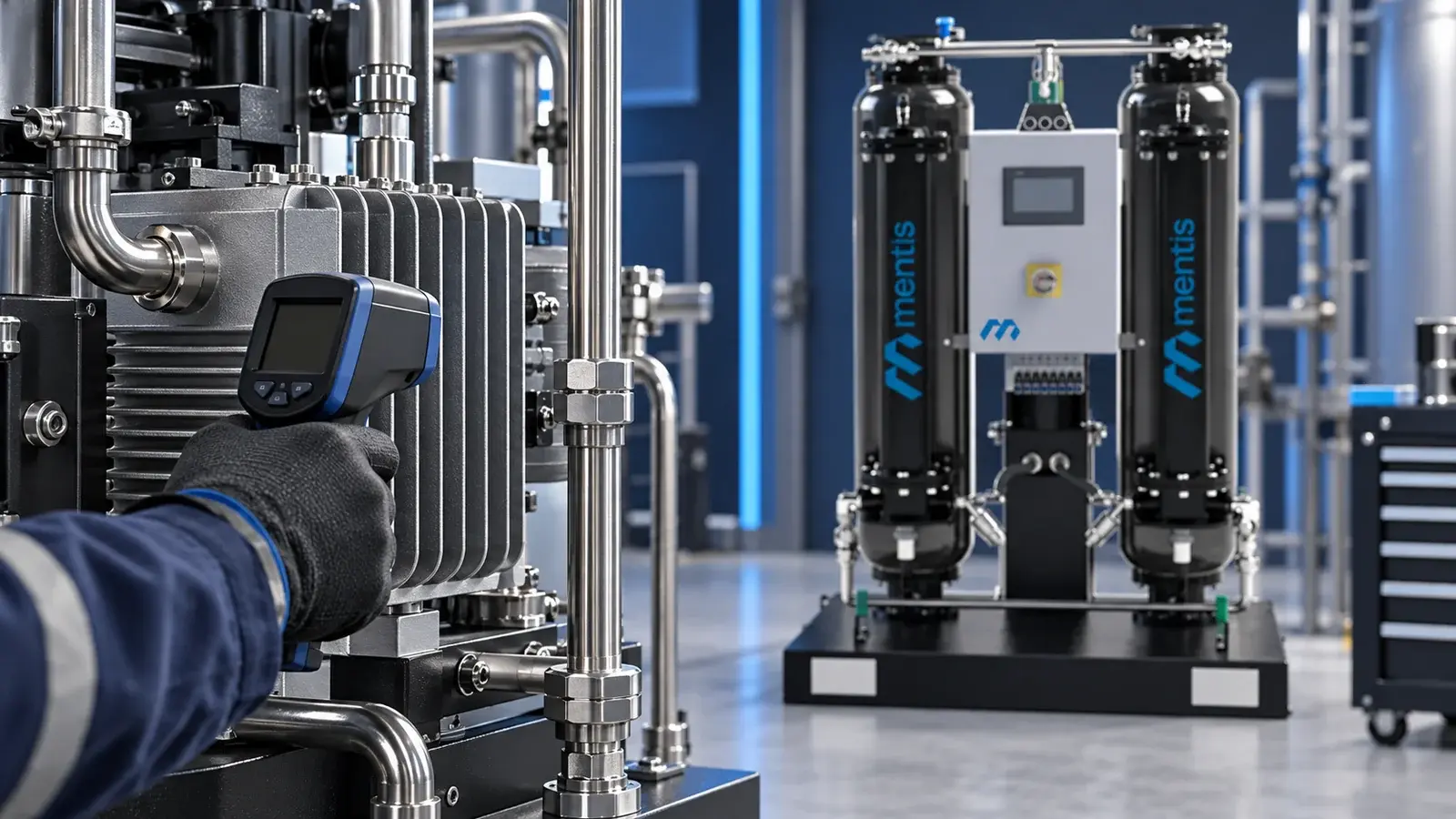 Why Does Stage Temperature Rise in a Nitrogen Booster?