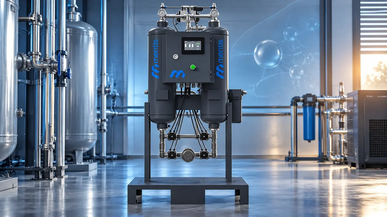 Why Does the Dew Point Rise in a Desiccant Dryer?